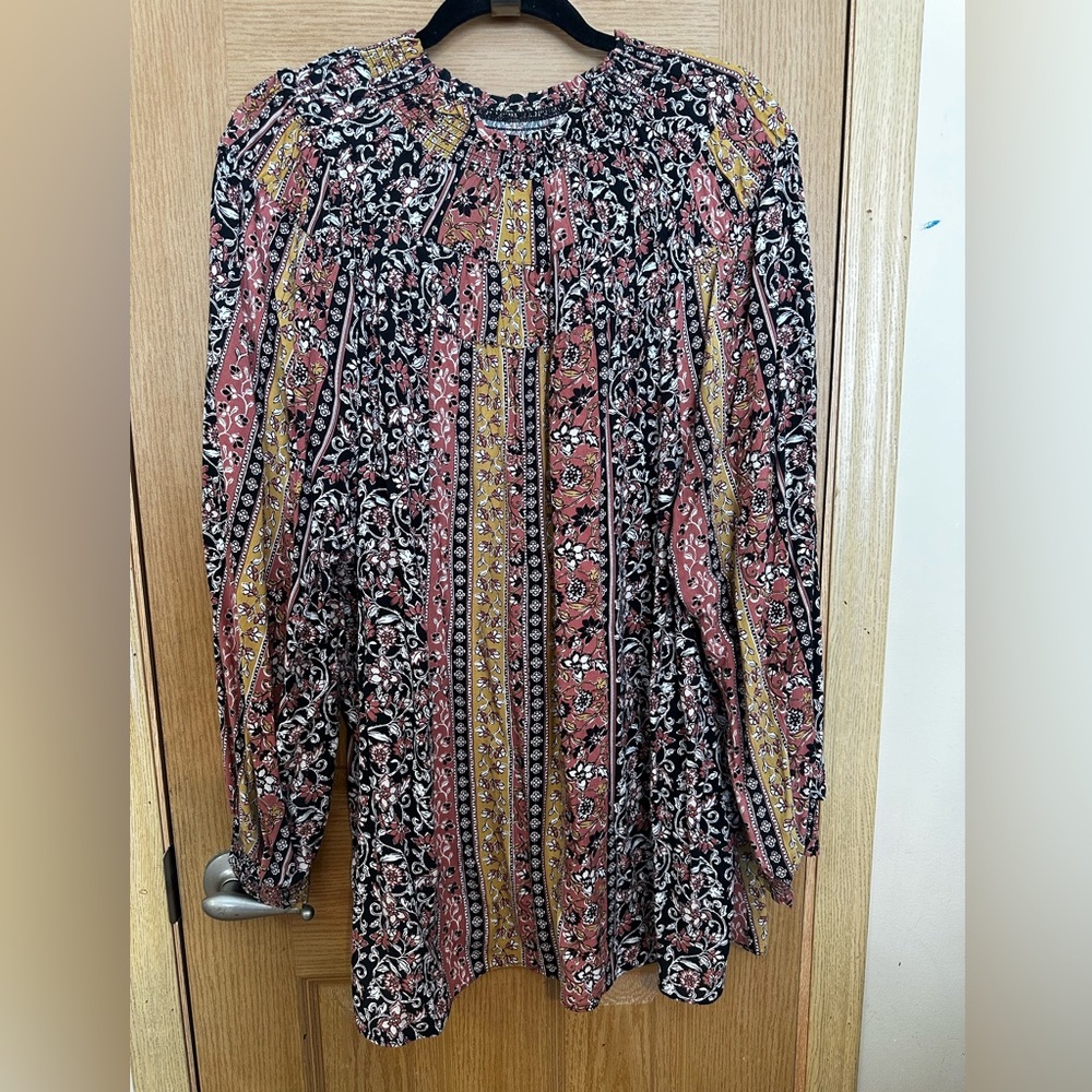Cato Multicolor Floral Blouse Sz 26/28 NWOT